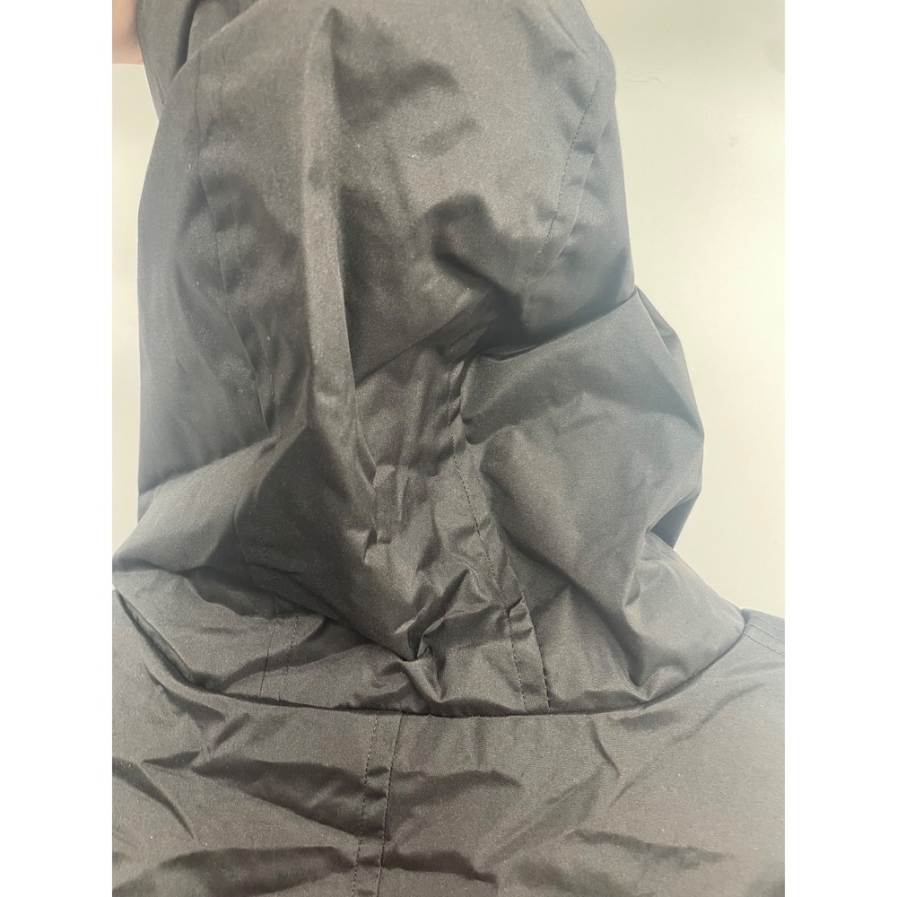 Big Chill Rain Jacket Womens 2X Plus Black Lightweight Waterproof Hooded NWT - Picture 7 of 16